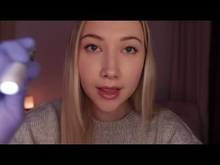 asmr face exam but my gloves change every 2 minutes (semi-chaotic)